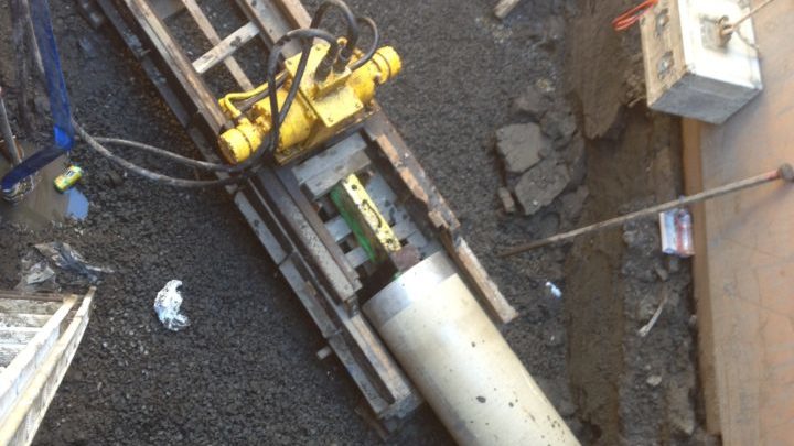 Installing a pipe
